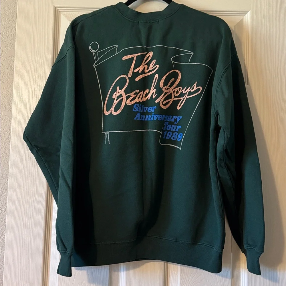 Daydreamer Forest Green Beach Boys Crewneck Sweater - Picture 4 of 5